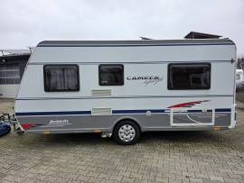 Dethleffs Camper Lifestyle 450 DB Mover Vorzelt Fahrradträger